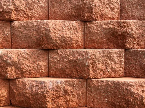 Segmental block retaining wall built by MJ Concrete Construction Pro LLC near Charlotte, NC